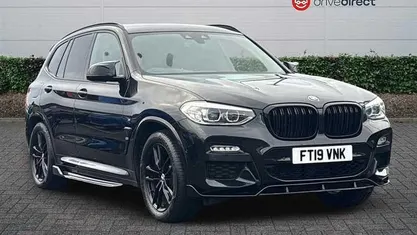 Black Used 2019 BMW X3 M Sport SUV | £23,341 (Fair price)