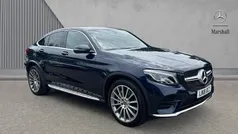 Blue Used 2018 Mercedes GLC250 AMG Line Premium Coupe | £22,048 (Fair price)
