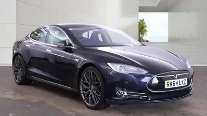 Used Tesla Model S 278 kW (379 HP) 2014 Blue Hatchback