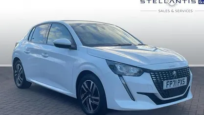 White Used 2021 Peugeot 208 Allure Premium Hatchback | £12,886 (Fair price)