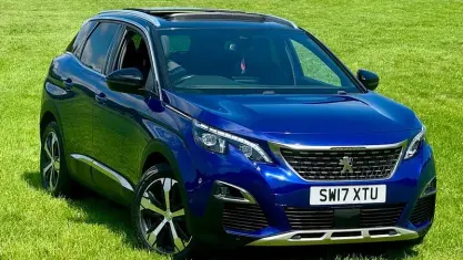 Used Peugeot 3008 GT-line 120 HP (88 kW) 2017 Blue SUV