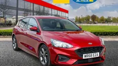 Red Used 2018 Ford Focus ST-Line Hatchback | £12,499 (Fair price)