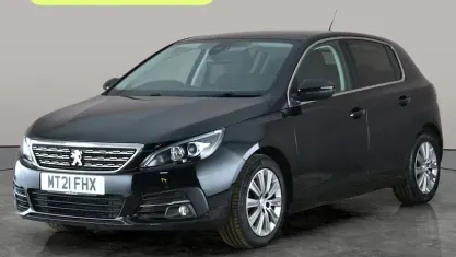 Used Peugeot 308 Allure 131 HP (96 kW) 2021 Black Hatchback