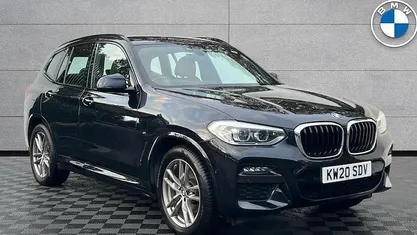 Black Used 2020 BMW X3 M Sport SUV | £27,395 (Fair price)