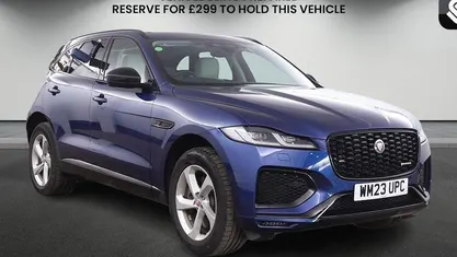 Used Jaguar F-Pace R-Dynamic 404 HP (297 kW) 2022 Bluefire blue SUV