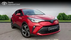 Scarlet flare Used 2022 Toyota C-HR Design SUV | £21,158 (Fair price)