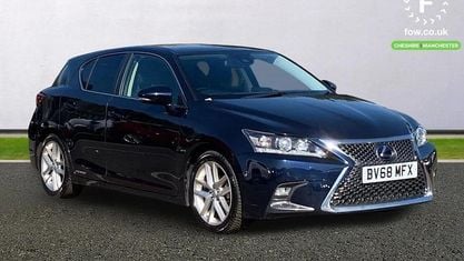 Usado Lexus CT200h Luxury Line 136 CV (100 kW) 2018 Azul Utilitario
