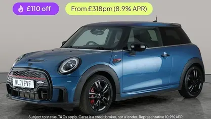 Blue Used 2021 Mini John Cooper Works Hatch Hatchback | £20,779 (Good price)
