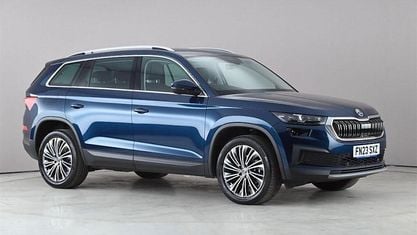 Second-hand Skoda Kodiaq SE L Executive 150 CP (110 kW) 2023 Albastru SUV