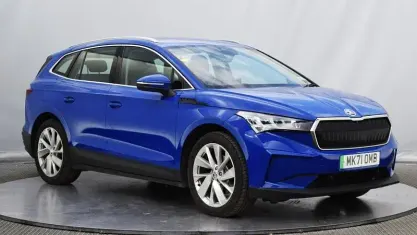 Used Skoda Enyaq iV ecoSuite 131 kW (179 HP) 2021 Blue SUV