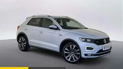 Used VW T-Roc R-line 150 HP (110 kW) 2021 Silver SUV