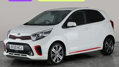 Used Kia Picanto GT-Line 101 HP (74 kW) 2020 White Hatchback