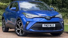 Nebula blue Used 2021 Toyota C-HR Design SUV | £18,995 (Fair price)