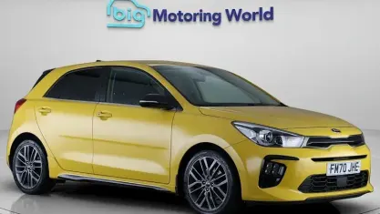 Used Kia Rio GT-Line S 120 HP (88 kW) 2020 Yellow Hatchback