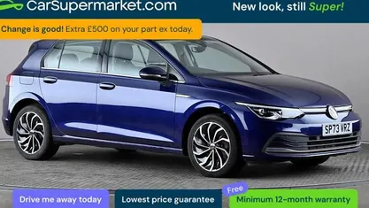 Used VW Golf VIII Style 150 HP (110 kW) 2023 Blue Hatchback