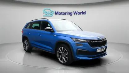 Used Skoda Kodiaq SportLine 150 HP (110 kW) 2023 Blue SUV