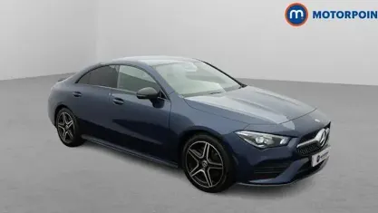 Used Mercedes CLA250 AMG Line Premium 224 HP (164 kW) 2021 Blue Coupe