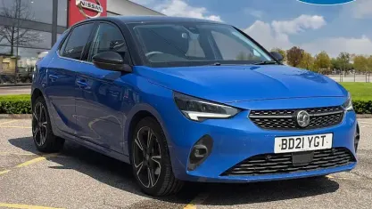 Used Vauxhall Corsa Elite 101 HP (74 kW) 2021 Blue Hatchback
