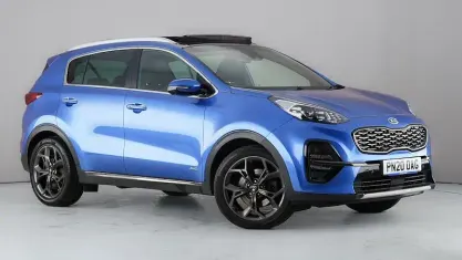 Used Kia Sportage GT-Line S 177 HP (130 kW) 2020 Blue SUV