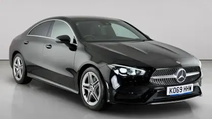 Used Mercedes CLA220 AMG line 190 HP (139 kW) 2020 Black Coupe
