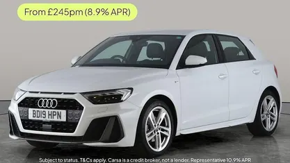 White Used 2019 Audi A1 Sportback S-Line Hatchback | £14,310 (Fair price)