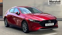Red Used 2021 Mazda 3 Hatchback | £13,591 (Good price)