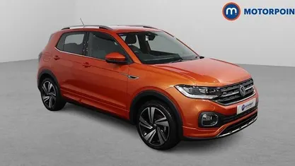 Used VW T-Cross R-line 110 HP (80 kW) 2024 Orange SUV