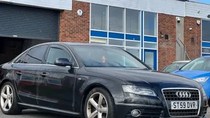 Used Audi A4 S-Line 143 HP (105 kW) 2009 Black Sedan