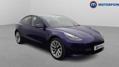 Blue Used 2022 Tesla Model 3 Long Range AWD Sedan | £21,249 (Fair price)