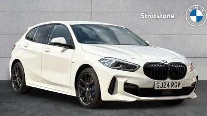 Used BMW 118 M Sport 136 HP (100 kW) 2024 White Hatchback