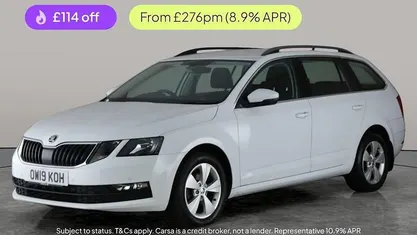 White Used 2019 Skoda Octavia SE Technology Estate | £14,198 (Fair price)