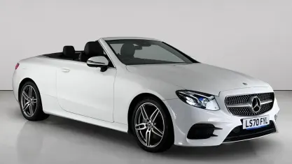 Used Mercedes E220 AMG Line Premium 194 HP (142 kW) 2020 White Cabriolet