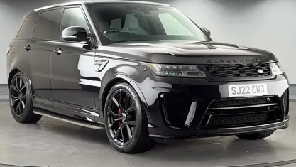 Begagnad Land Rover Range Rover Sport SVR 575 HK (422 kW) 2021 Svart SUV