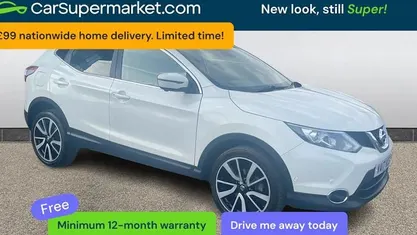 Used Nissan Qashqai Tekna 131 HP (96 kW) 2017 White SUV