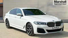 White Used 2021 BMW 520 M Sport Sedan | £25,555 (Fair price)