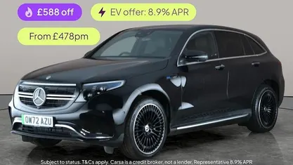 Black Used 2022 Mercedes EQC400 AMG Line Premium Plus SUV | £27,434 (Fair price)