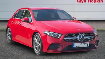 Used Mercedes A220 AMG Line Premium 190 HP (139 kW) 2019 Red Hatchback