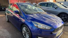 Blue Used 2017 Ford Focus ST-Line Hatchback | £6,595 (Fair price)