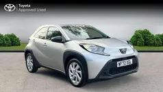 Silver metallic Used 2022 Toyota Aygo PURE Hatchback | £11,551 (Fair price)