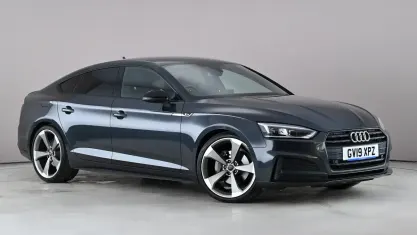 Used Audi A5 Sportback Black Edition 190 HP (139 kW) 2019 Grey Hatchback