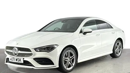 Used Mercedes CLA250e AMG Line Premium Plus 218 HP (160 kW) 2021 White Sedan