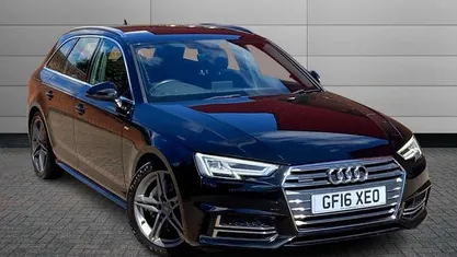 Used Audi A4 S-Line 218 HP (160 kW) 2016 Black Estate