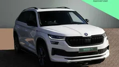 Moon white metallic Used 2022 Skoda Kodiaq SportLine SUV | £27,836 (Fair price)