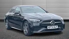 Obsidian black Used 2024 Mercedes C300e AMG line Sedan | £37,990 (Good price)