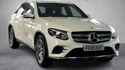 Used Mercedes GLC220 AMG line 170 HP (125 kW) 2018 White SUV