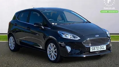 Used Ford Fiesta Titanium 125 HP (91 kW) 2020 Black Hatchback