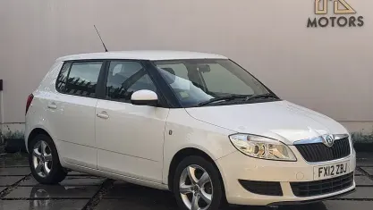 Used Skoda Fabia SE 86 HP (63 kW) 2012 White Hatchback