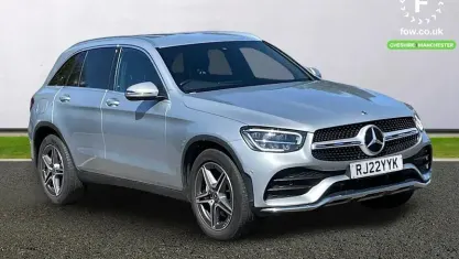Used Mercedes GLC220 AMG line 194 HP (142 kW) 2022 Silver SUV