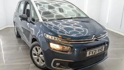 Used Citroën C4 SpaceTourer Live 131 HP (96 kW) 2021 Blue MPV