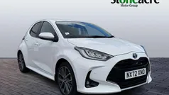 White Used 2022 Toyota Yaris Hybrid Hatchback | £16,495 (Fair price)